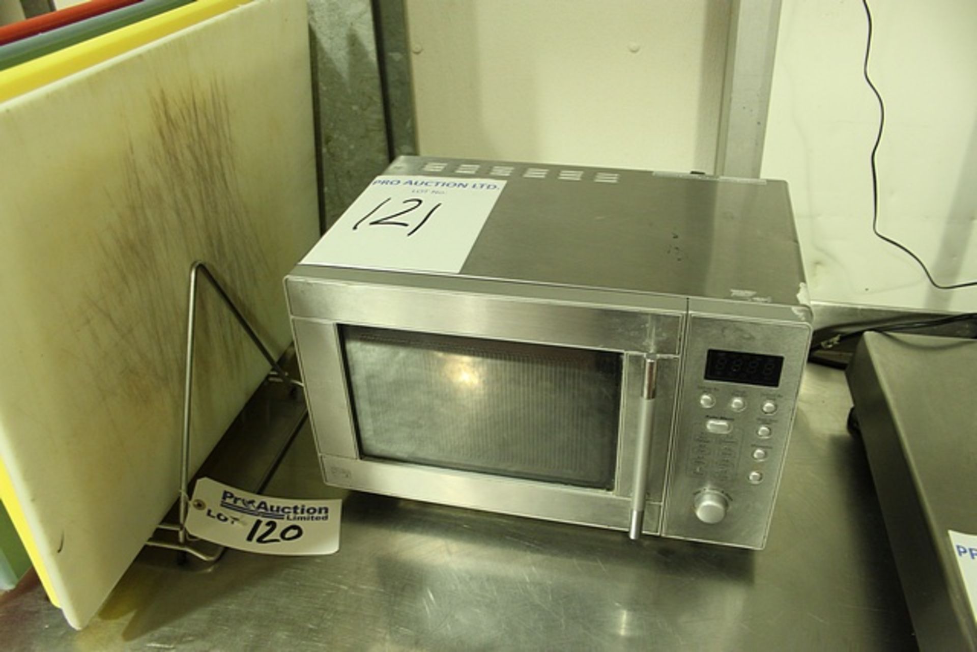Stainless steel 20 litre 1250W microwave oven