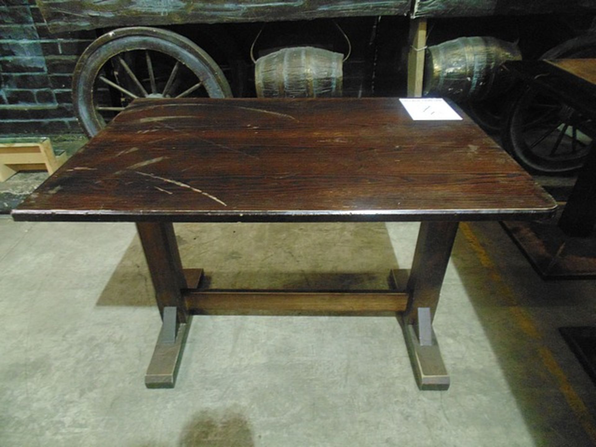 Rectangular mahogany table 1220mm x 760mm x 780mm