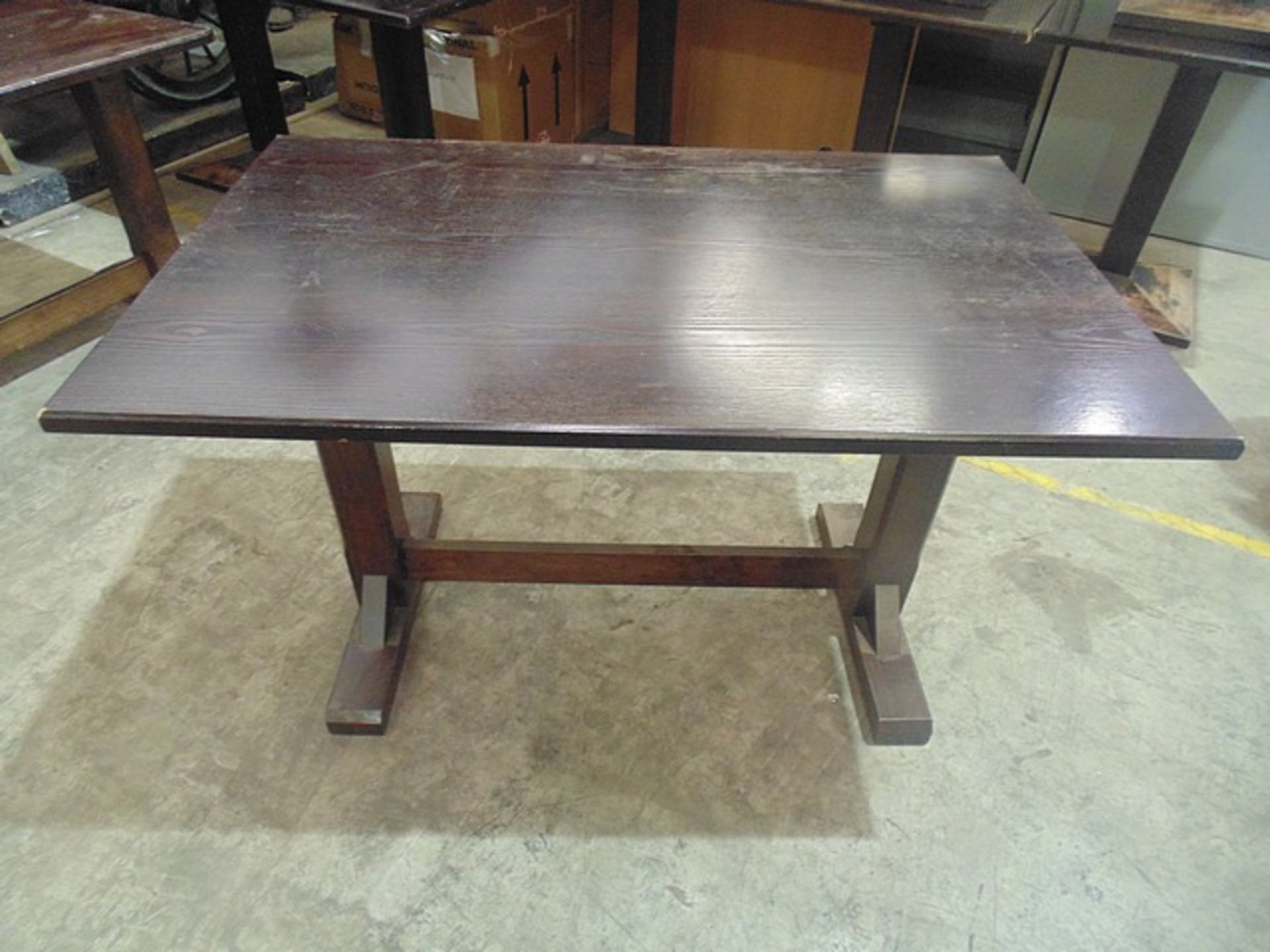 Rectangular mahogany table 1440mm x 770mm x 780mm