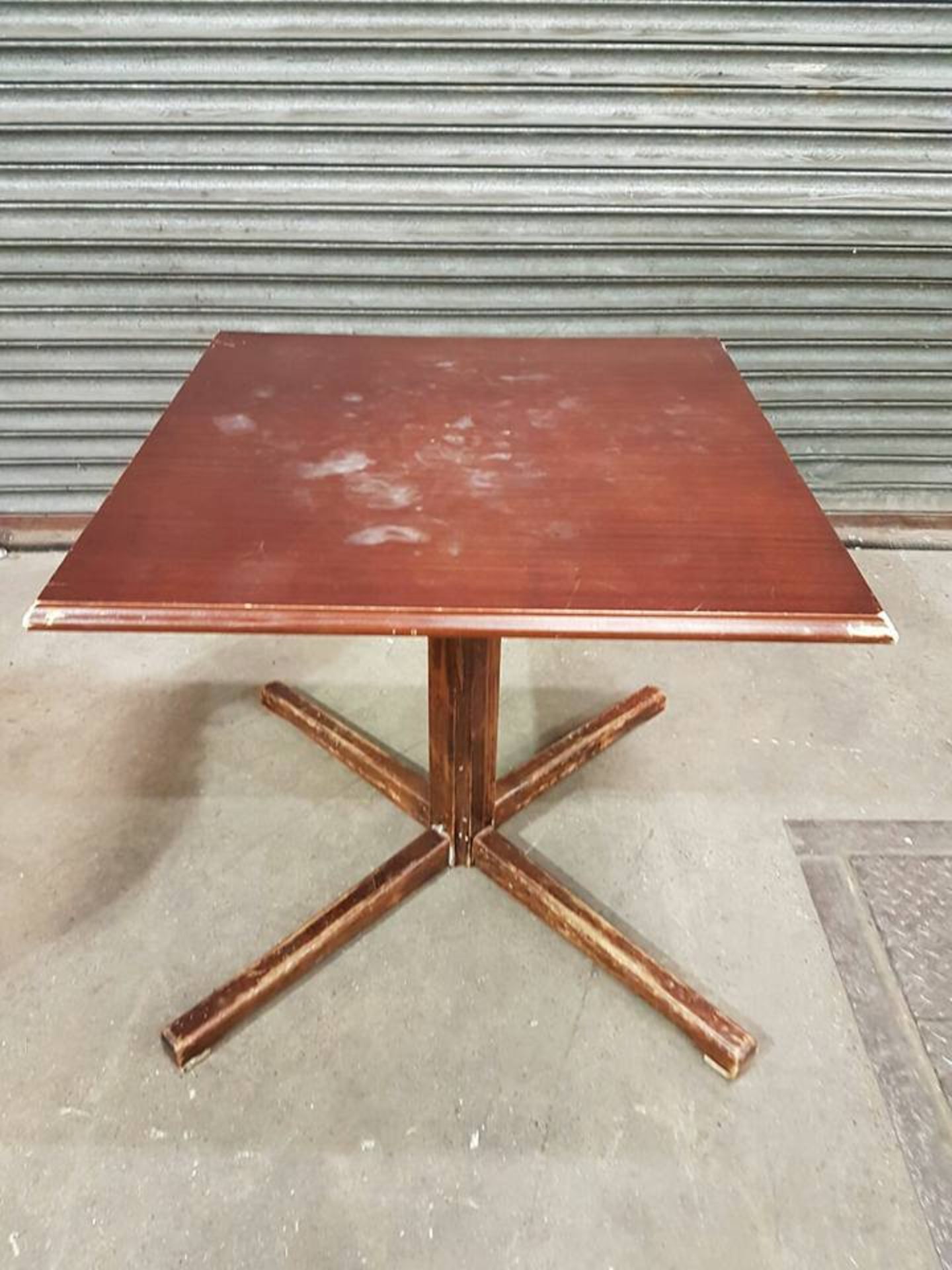 5 x round dining tables 1200mm diamter x 730mm tall