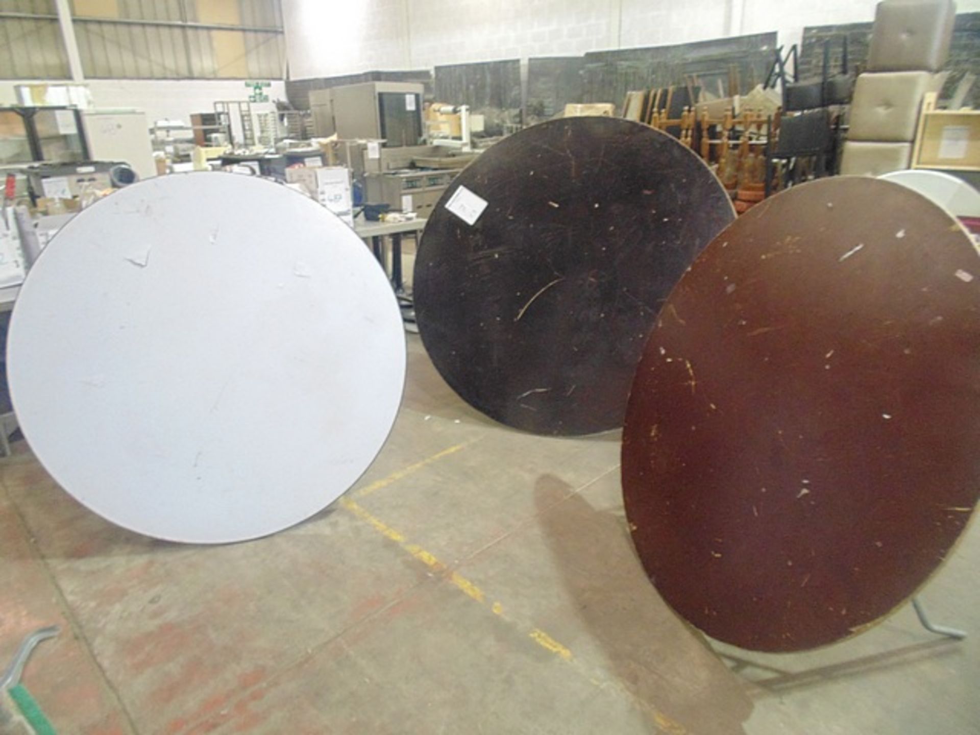 3 x various banqueting tables 1 x 1830m 1 x 1510mm 1 x 1520mm