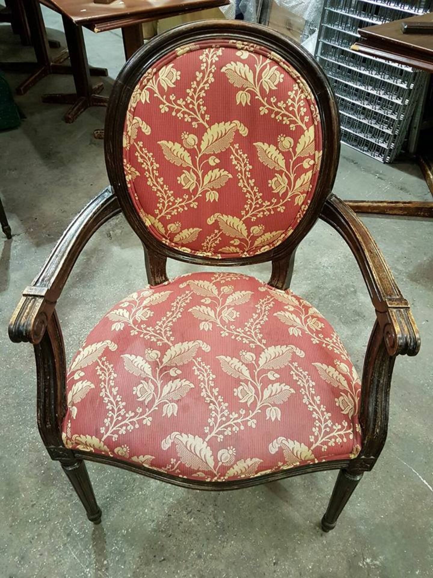 12 x upholstered armchairs mahogany framed with spoon back rest generous serpentine formed seats
