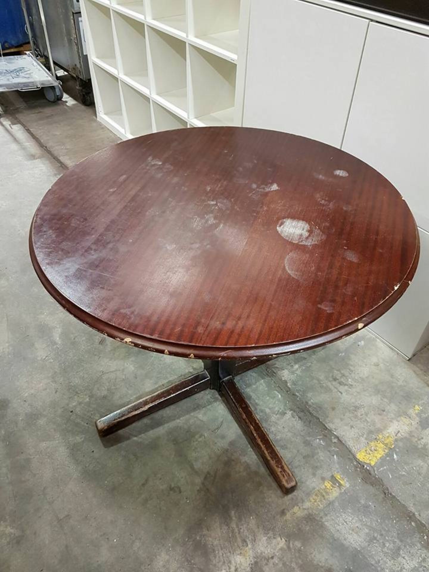 2 x round dining table 900mm diamter x 720mm tall