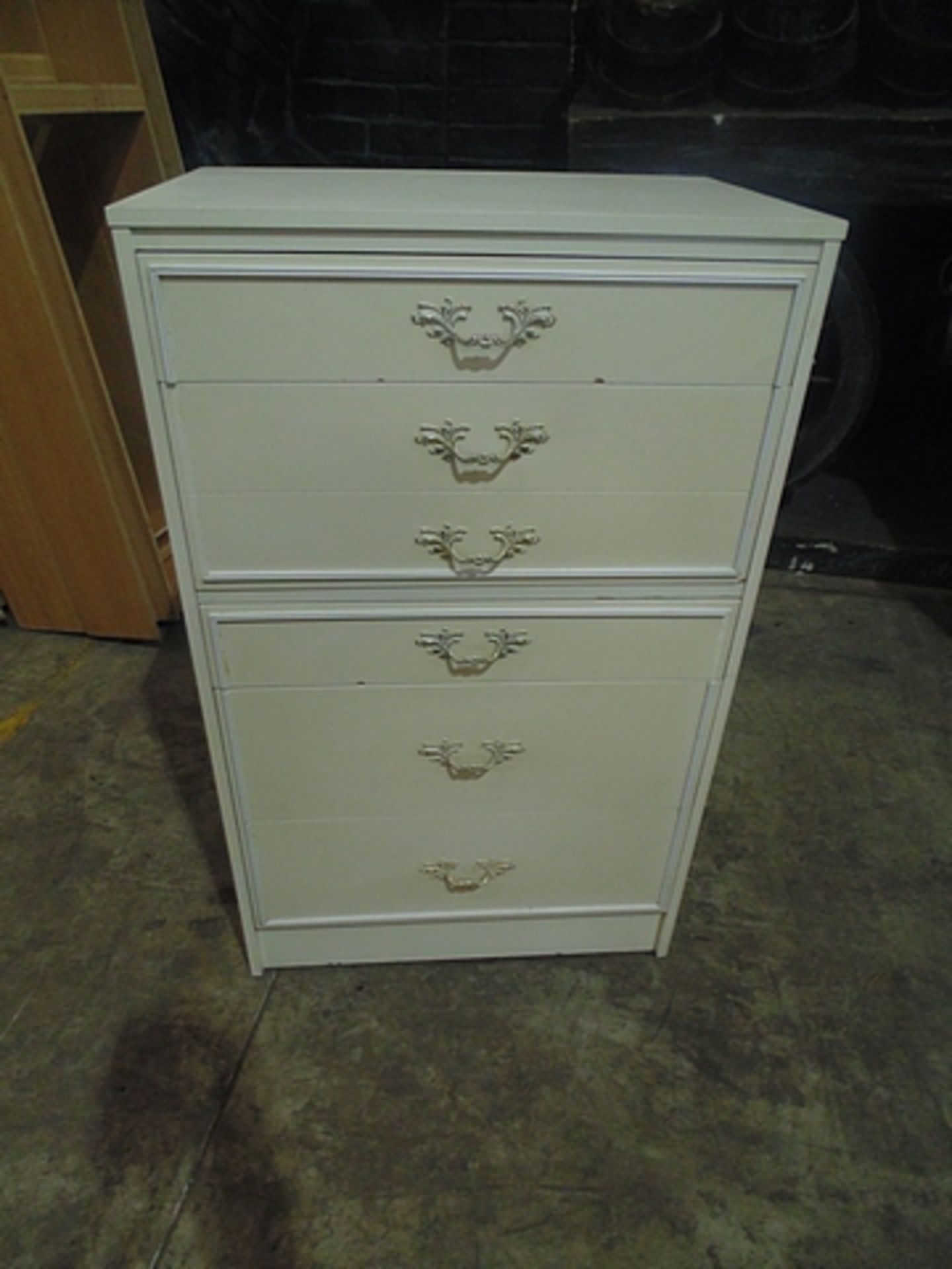 Six drawer chest 640mm x 430mm x 1060mm