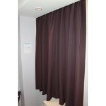A pair of drape curtains 2200mm x 1600mm