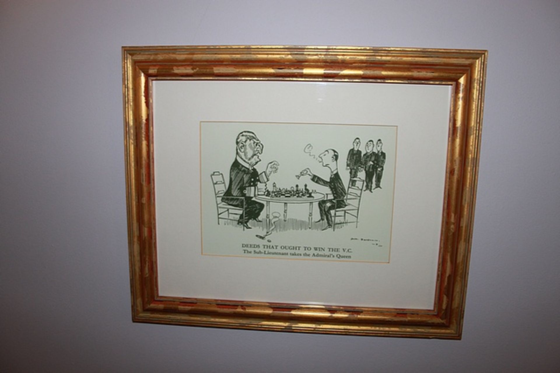 A set of 3 framed HM Bateman vintage humorous prints The Maid Who Was But Human, The grumble-at- - Image 4 of 4