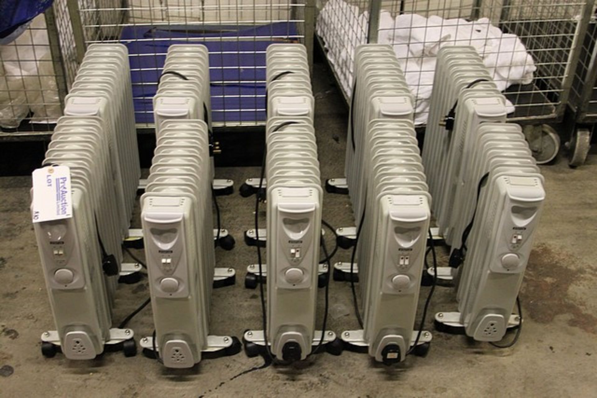 10 x mobile radiators 240v single phase