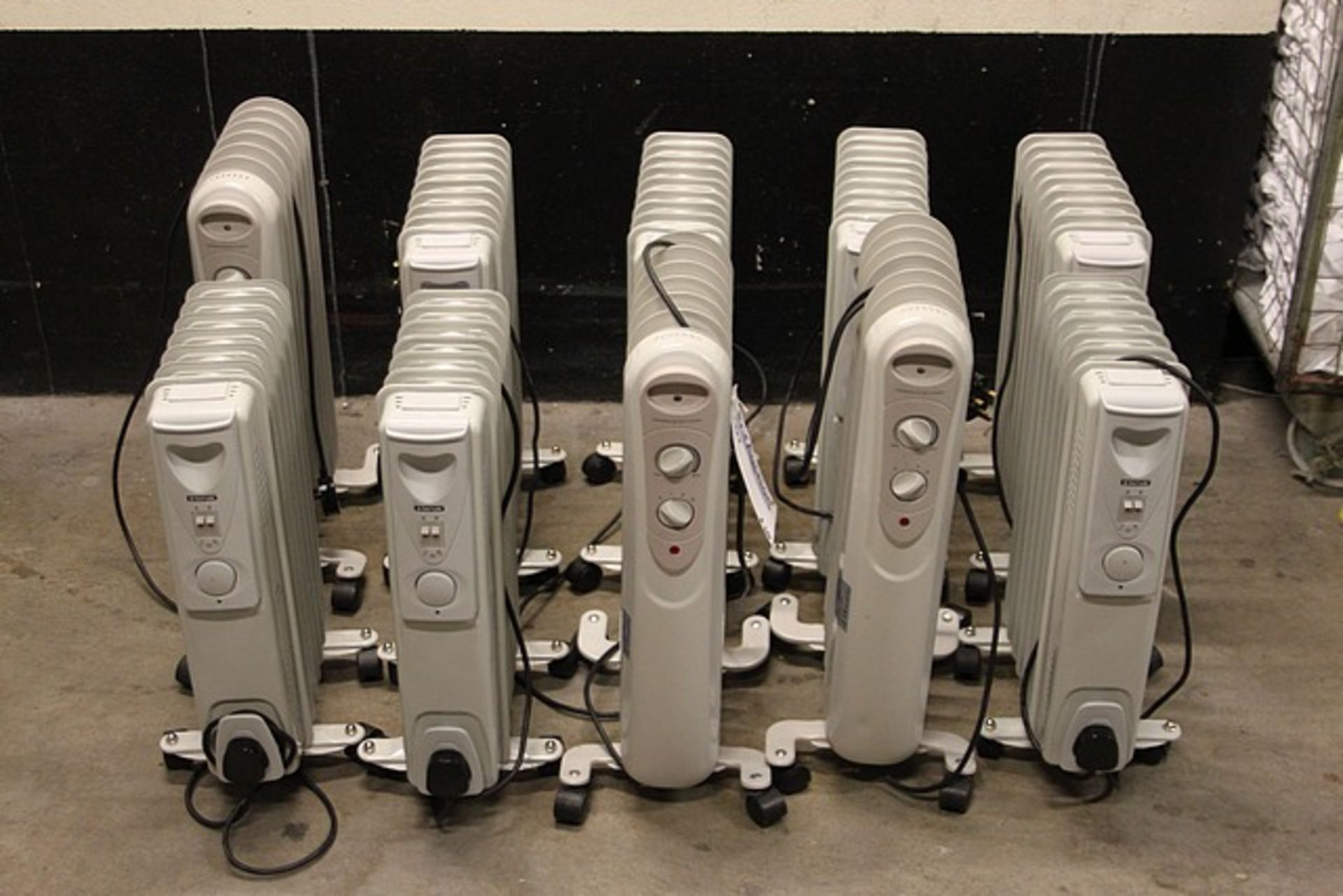 10 x mobile radiators 240v single phase