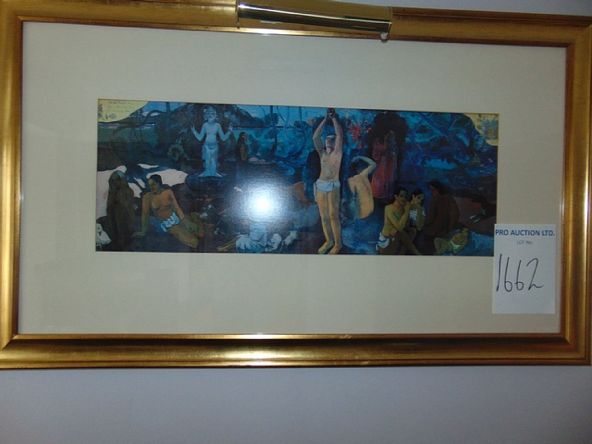 Artwork Indian gathering 1400mm x 830mm - Image 2 of 2