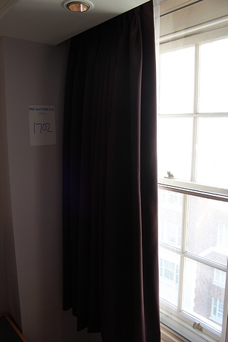 A pair of drape curtains 2200mm x 1600mm - Image 2 of 2