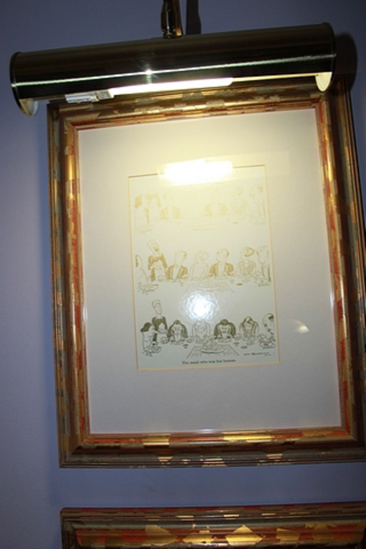 A set of 3 framed HM Bateman vintage humorous prints The Maid Who Was But Human, The grumble-at- - Image 2 of 4
