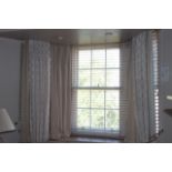 A pair of drape curtains 1900mm x 1600mm drop
