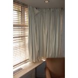 A pair of drape curtains cream 2000mm x 1600mm