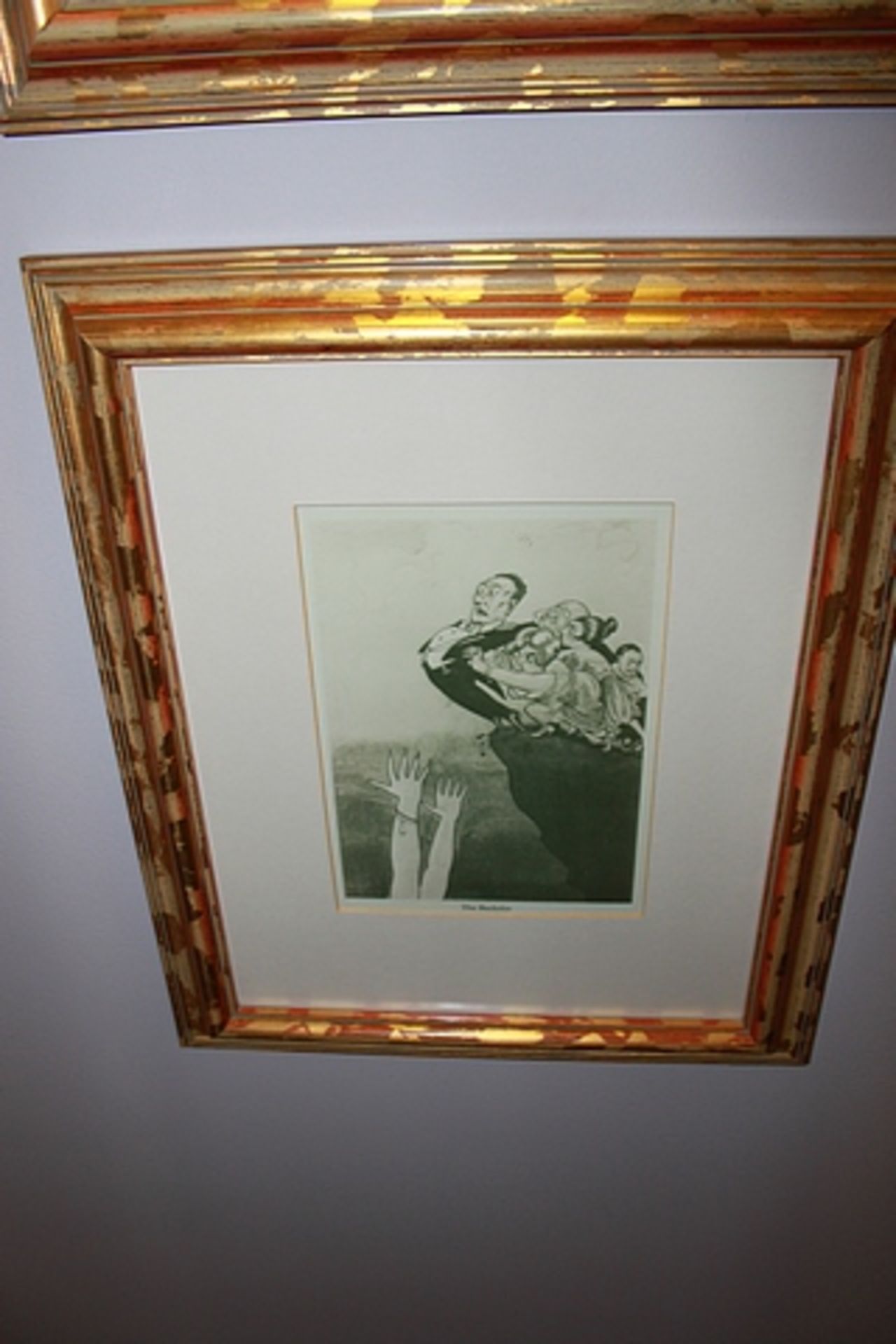 A pair of framed HM Bateman vintage humorous prints Incroyable and The Batchelor, framed 420mm x - Image 2 of 2