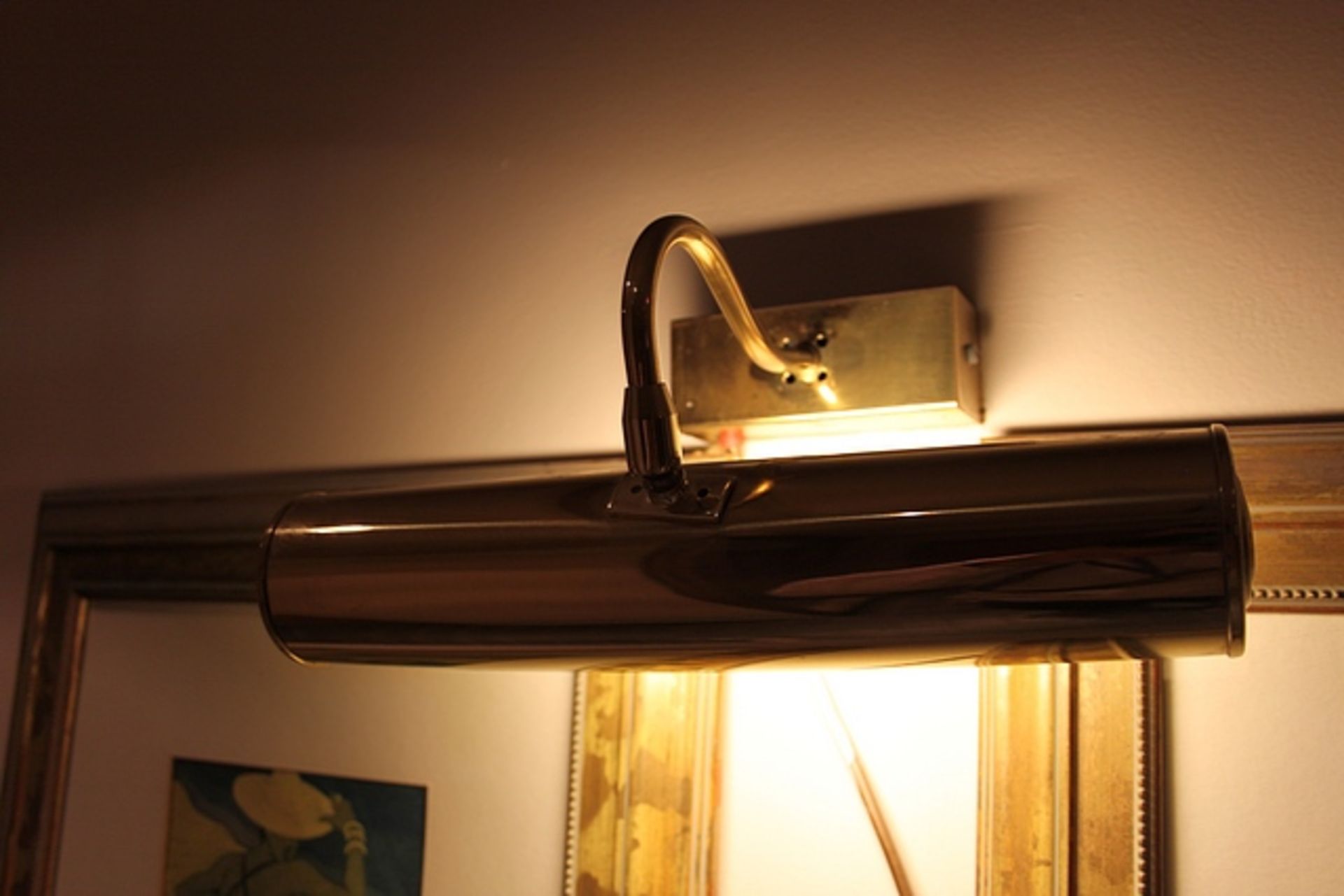Brass picture lamp 300mm