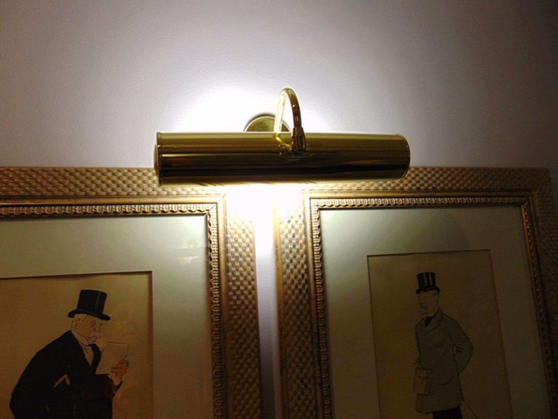 A brass picture lamp 300mm