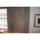 A pair of drape curtains cream 2200mm x 1600mm
