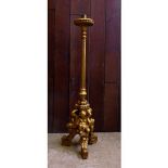 Paschal Church Candlestick Marvelously Baroque and Flamboyant