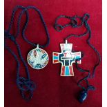 Two Christian Pendants Previously the property of Bishop Michael Colclough of St Paul's Cathedral