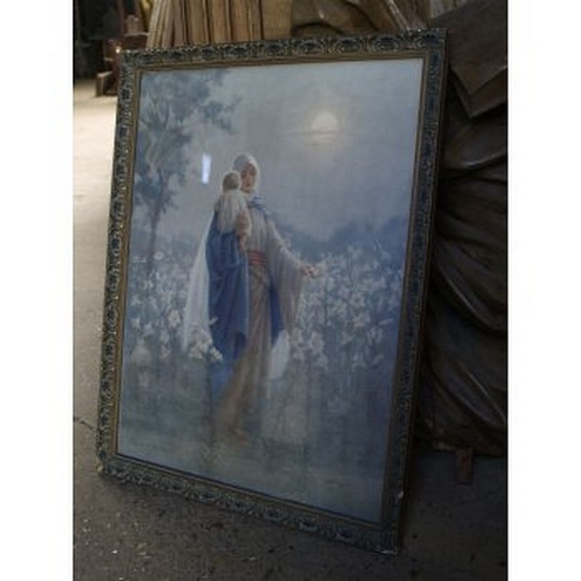 Mary and Child Margaret W Tarrant Framed Print