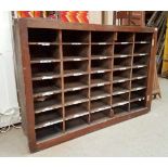 Antique Pine Cupboard Pigeon Holes Newport