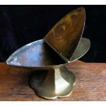 Victorian Brass Incense Boat