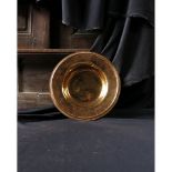 Communion Plate Plain Brass