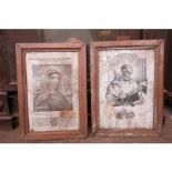 French Blessed Virgin Mary and St Bernard Framed Prints