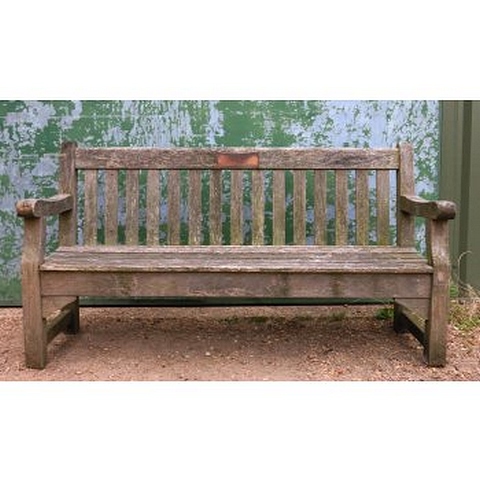Teak Municipal Garden Park Bench - Very Strong!