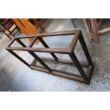Wooden Umbrella Stand With Steel Trays