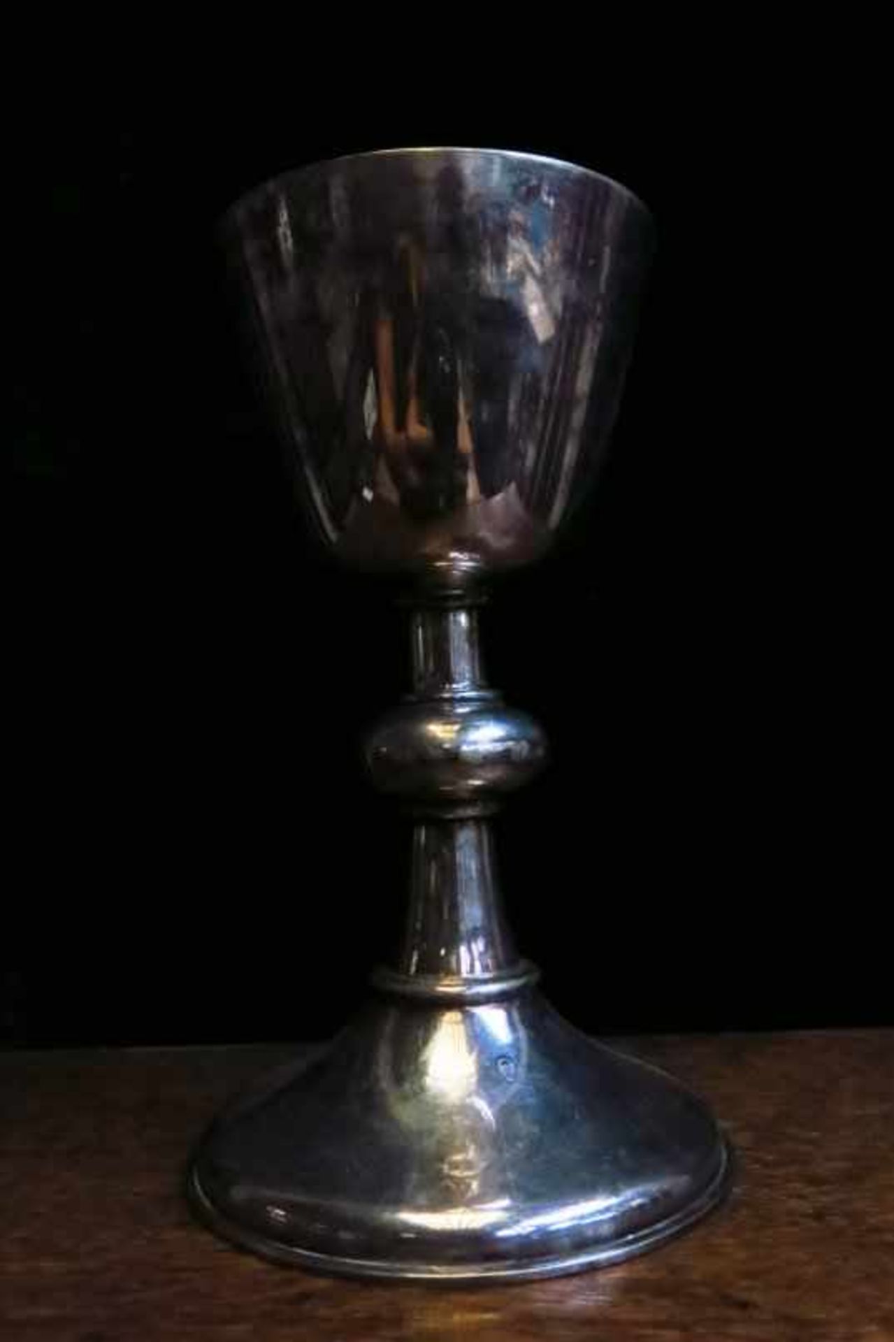 WW1 Large Silver Plated Army Chalice - Image 2 of 4