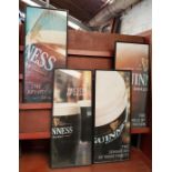 Four framed Collectable Guiness Point of Sale Prints