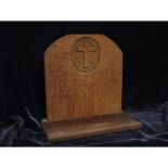 Unusual Oak Work Holder with Cross