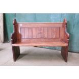 Tilehurst Pitch Pine Clover Top Victorian Church Chapel Pews (E)