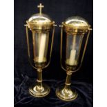 Acolyte Style Brass Table Lanterns St Teresa