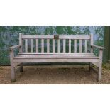 Burmese Teak Garden Bench - Park Quality and Strength