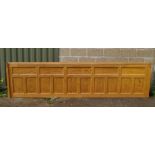 Two Highgate Synagogue Pitch Pine Panelling Panels Fronts