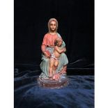 Our Lady With Older Christ Child Italian