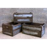 Three Old Farm Produce Boxes/Crates