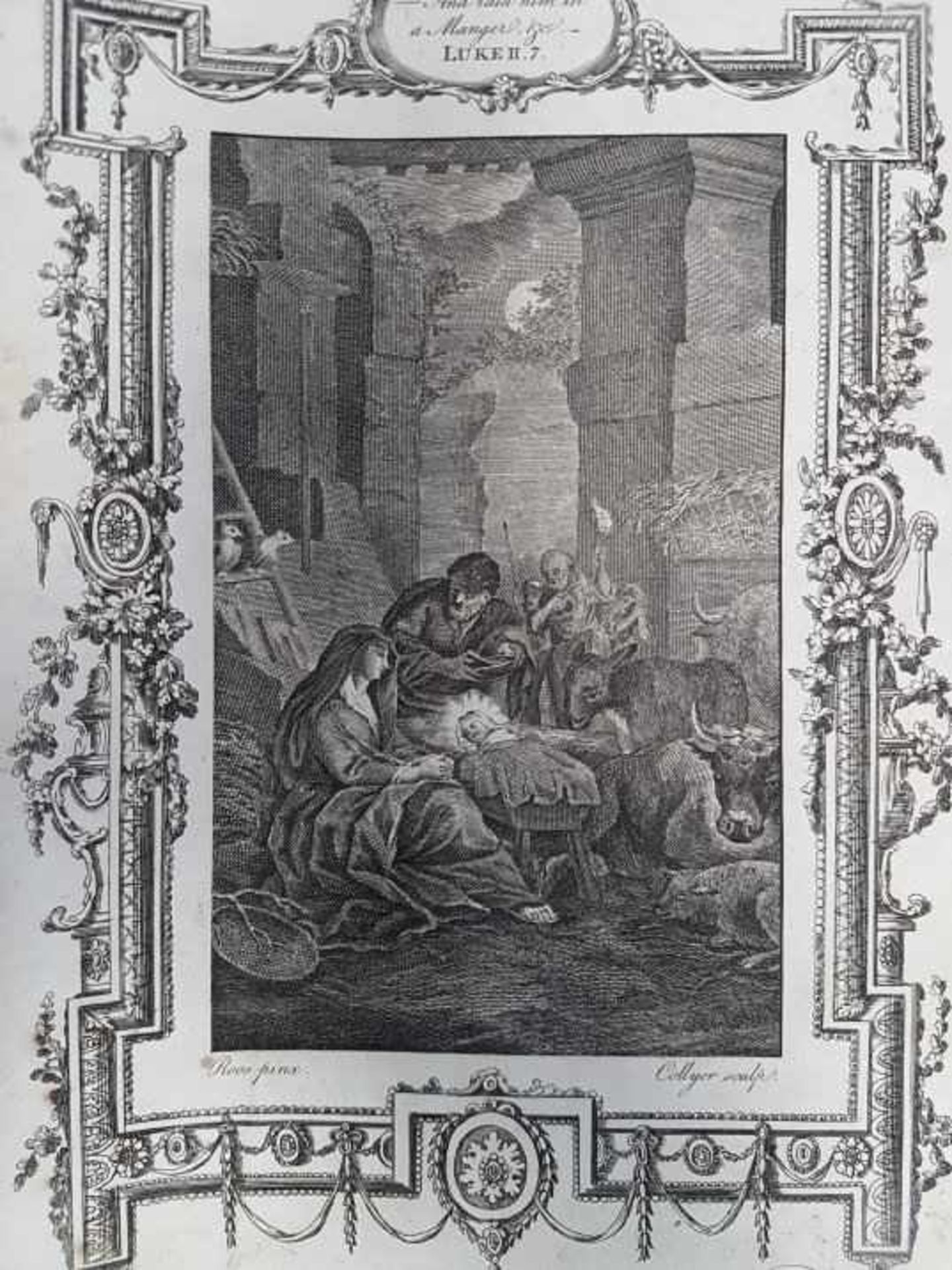 Six 18th Century Bible Illustrations - Image 2 of 3