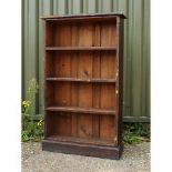 Bookcase Antique Pine Victorian