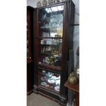 Cabinet Teak with Adjustable Glass Shelves