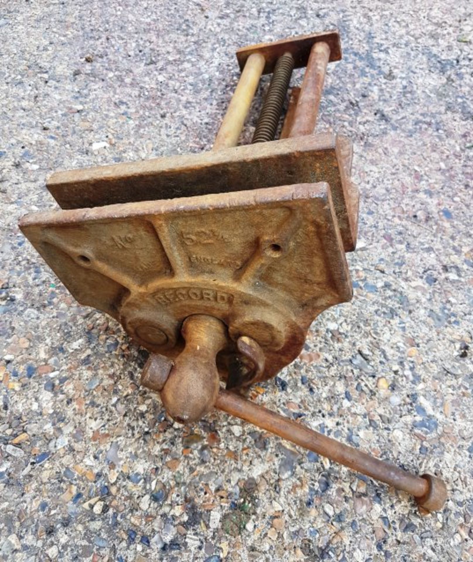 Old Iron Record Bench Vise Vice