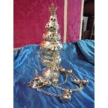 Thurible/Censer with Bells Orthodox High Catholic Style Brass (E)