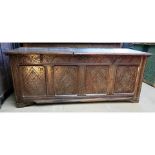Coffer Chest Blanket Box 18thC Extra Large and Long