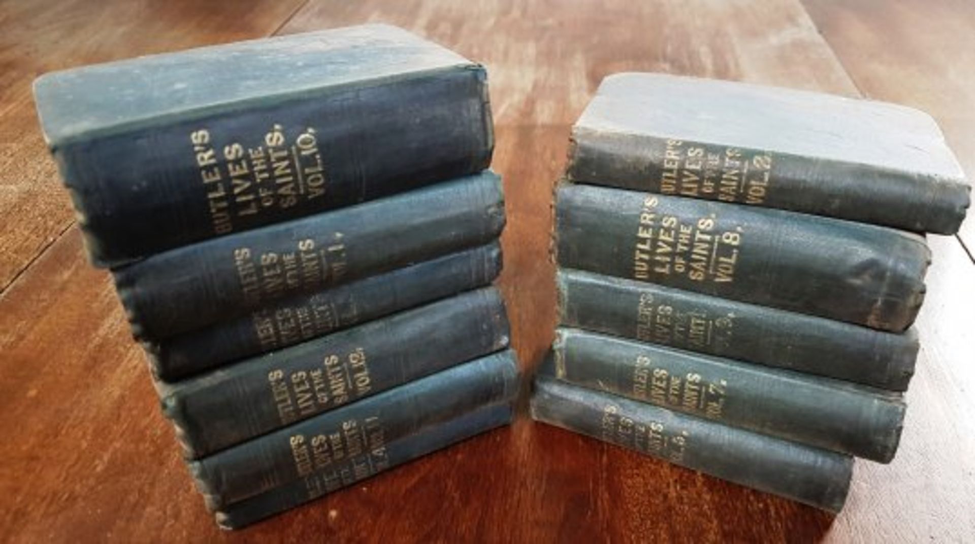 Eleven Volumes of 'Butlers Lives of The Saints'