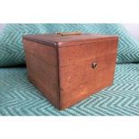 Lined Wooden Box