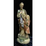 Joseph St and Child French Statue 1910