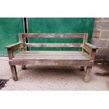 Old Wooden Garden Bench 1