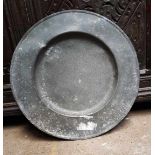 Rare 18th Century Pewter Church Communion Plate